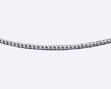 Веревка черно-белая, 2.0 мм